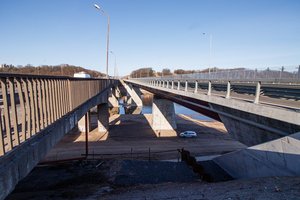 Kaune uždaromas nuvažiavimas iš Vilniaus–Klaipėdos magistralės bei tiltas