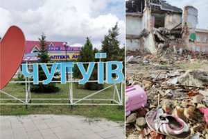 Užkardą barbariškai Maskvai stačiusiame Ukrainos miestelyje – kraupūs vaizdai: griuvėsiuose mėtosi ir vaikiški batukai