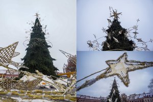 Kauno Kalėdų eglės kūrėjai šiemet atsisakė vienos įprastos ypatybės
