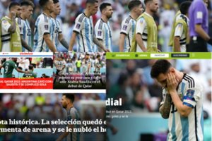 Argentina sukrėsta ir aprauda L. Messi: „Pasaulinis smūgis“, „Dūris į širdį“ ir „Jo kojos dreba, o jo dvasia palaužta“