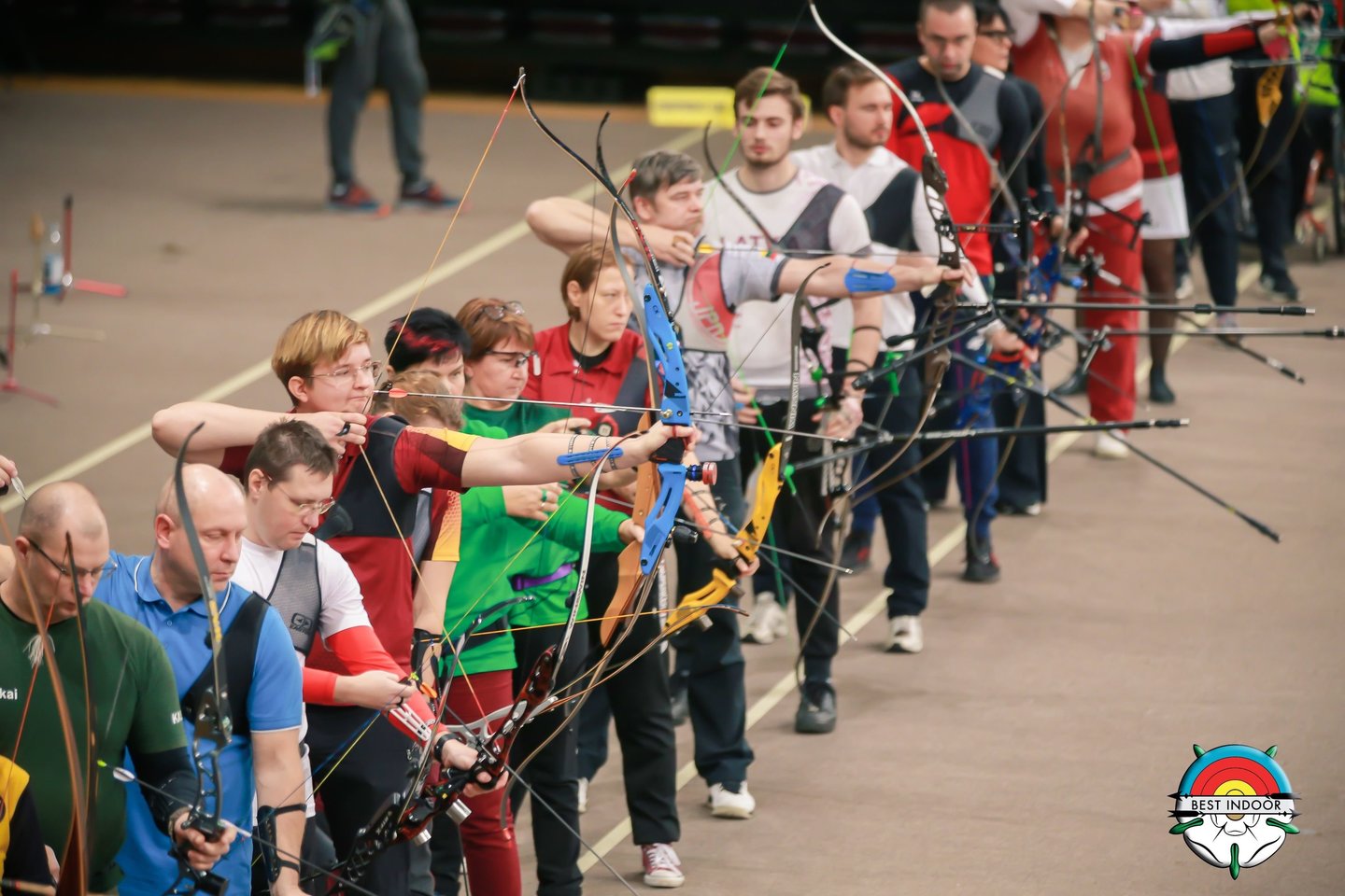 Alytuje praūžė didžiausias Lietuvoje tarptautinės šaudymo iš lanko varžybos „Best Indoor“.<br> D.Minsevičiaus nuotr.