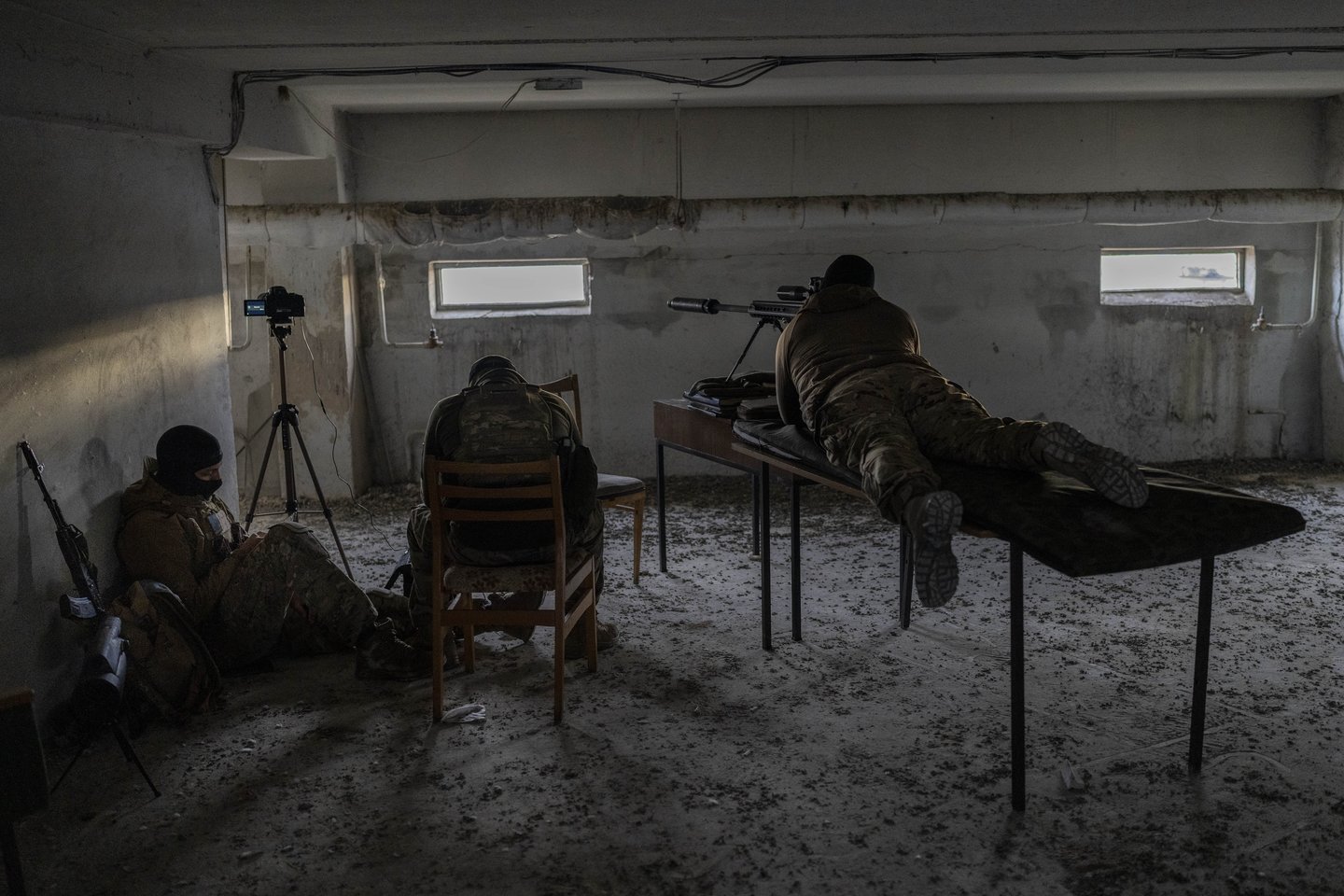 Karas Ukrainoje, Chersonas.<br>AP / Scanpix nuotr.