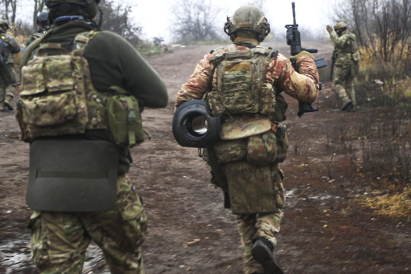 Karas Ukrainoje, Donecko sritis.<br>AP/Scanpix nuotr.