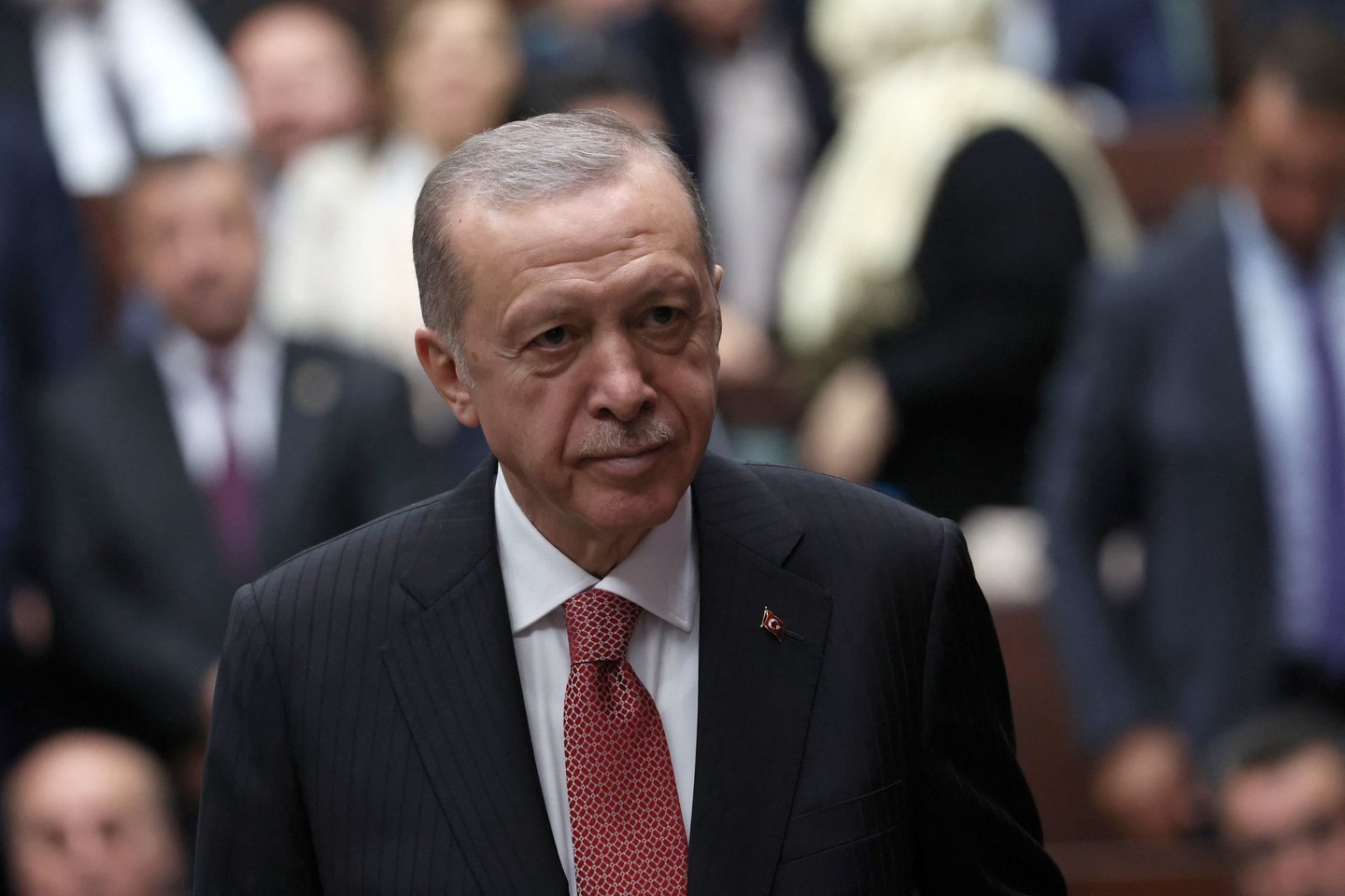 Turkijos prezidentas Recepas Tayyipas Erdoganas.<br> AFP/Scanpix nuotr.