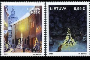 Šv. Kalėdų dvasia – naujuose šventiniuose pašto ženkluose