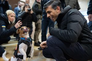 Britų premjeras R. Sunakas susitiko su Ukrainos herojumi Patronu