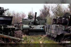 Ukrainiečiai toliau sėkmingai renka rusiškus trofėjus: tarp radinių – ir vos 500 km tenuvažiavęs tankas