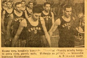 Pirmasis įrašas SSRS rinktinės rezultatyvumo istorijoje – lietuviškas