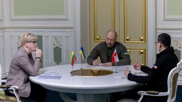 I. Šimonytė dalyvavo premjerų susitikime Kyjive – Ukrainai Lietuva skirs 2 mln. eurų paramą
