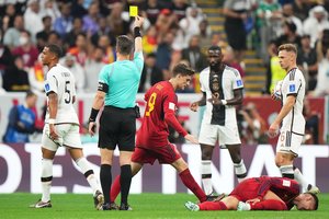 Vokietijos rinktinė džiaugiasi pirmuoju tašku – rungtynių pabaigoje išplėšė lygiąsias prieš Ispaniją