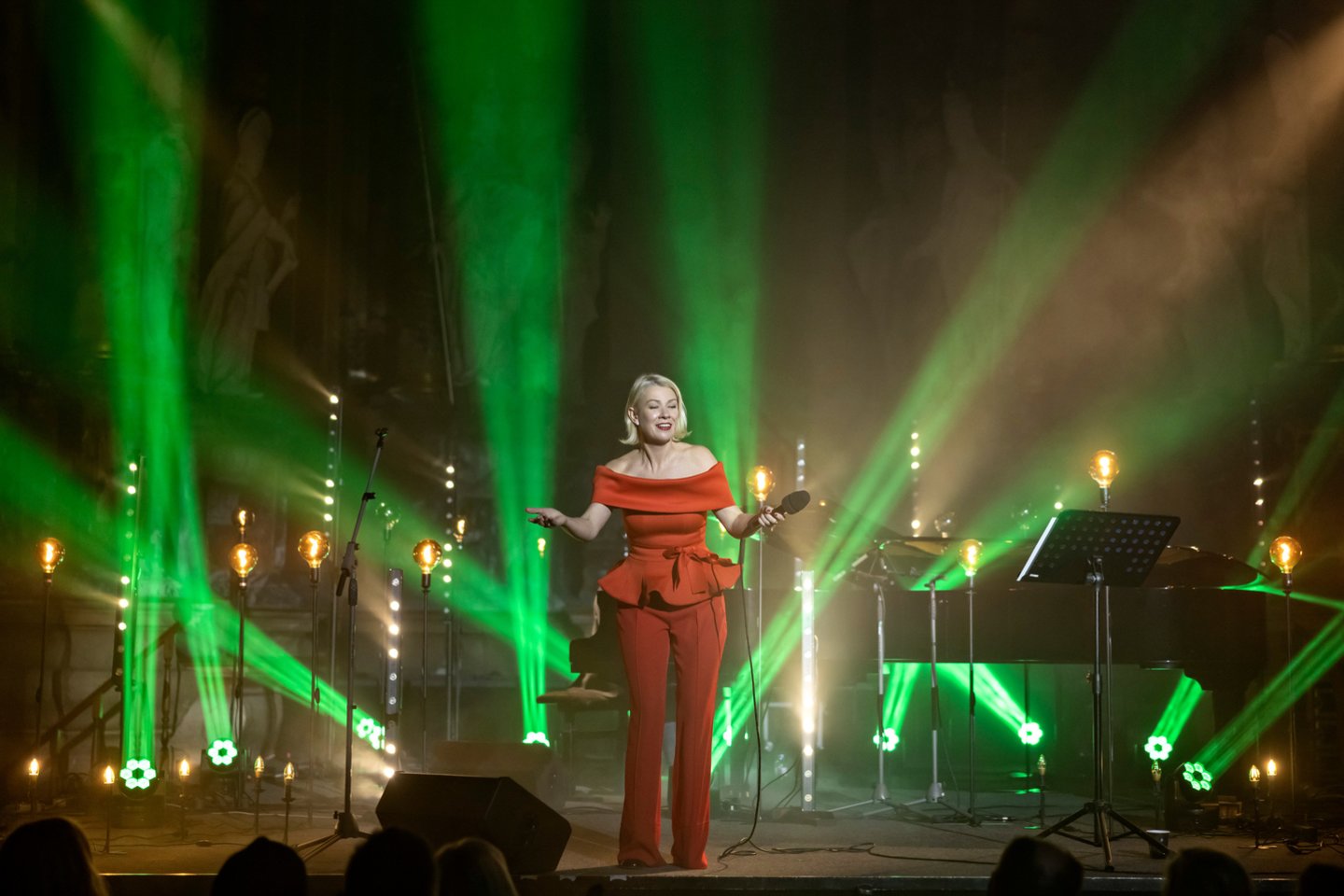 Sostinėje Lina Rastokaitė surengė pirmąjį solinį koncertą.<br>Liusjeno Kulbio nuotr.