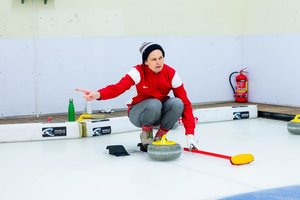 Pasiruošimą pasaulio akmenslydžio čempionato atrankai Lietuvos duetas baigė turnyru Rygoje