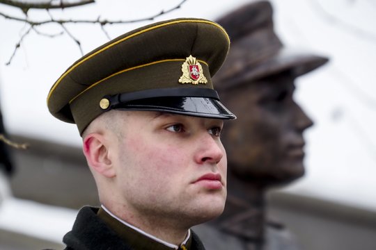  A.Ramanausko-Vanago 65-ųjų žūties metinių pagerbimo ceremonija.<br> V.Ščiavinsko nuotr.