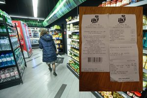 Įrašą parduotuvės kvite išvydęs vilnietis įspėja kitus: susimokėti priverčia automatiškai – tokių pirkėjų gali būti daugybė