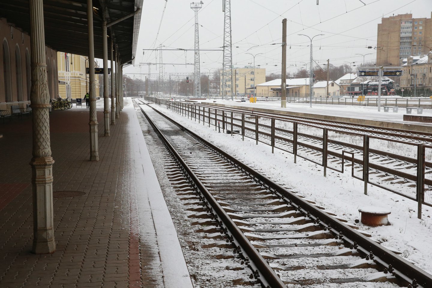 Traukinių avarijos Lietuvoje nėra dažnas įvykis, tačiau didesnio dėmesio šis įvykis nesulaukė.<br>R.Danisevičiaus nuotr.