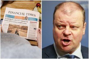 S. Skvernelis apie užsakytus straipsnius „Financial Times“: tai absurdiška situacija