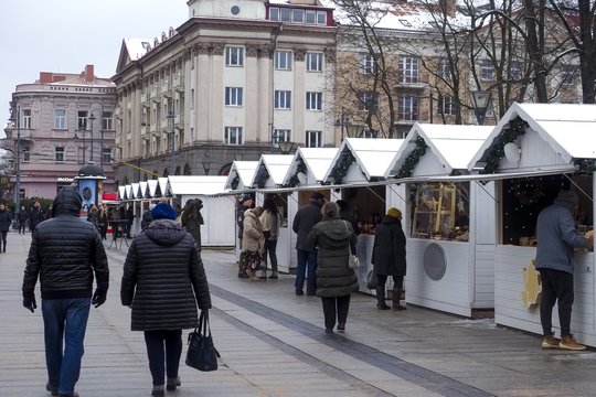  Kalėdinė mugė Vilniuje.<br> V.Ščiavinsko nuotr.