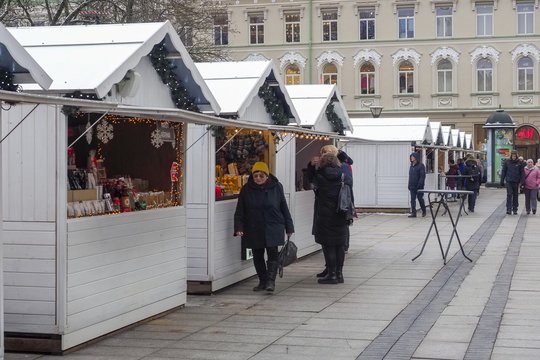  Kalėdinė mugė Vilniuje.<br> V.Ščiavinsko nuotr.