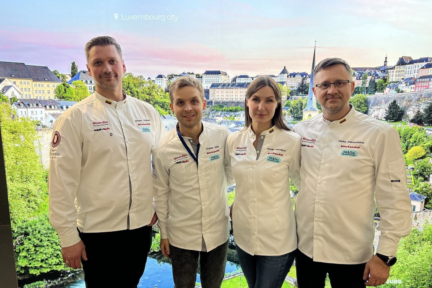 Lietuvos delegacija Pasaulio kulinarijos čempionate „Culinary World Cup 2022“. 