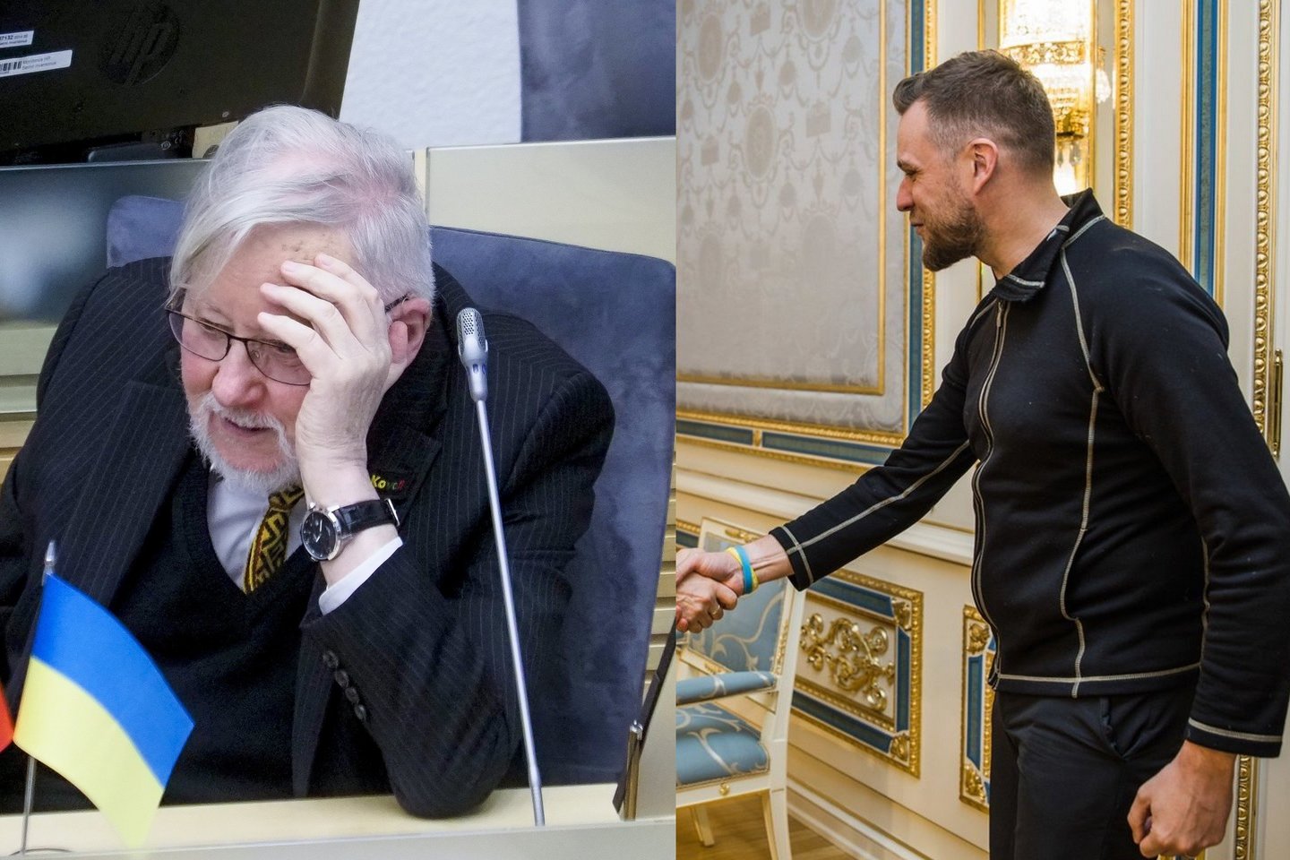 Anūko apranga sulaukė ir Vytauto Landsbergio šmaikštaus žodžio: „Gabrieliau, per greit augi“.