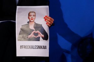 Baltarusių opozicijos lyderė M. Kalesnikava sveiksta