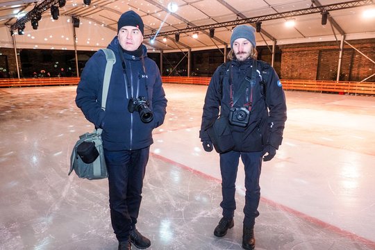 Vilniaus Lukiškių kalėjime ketvirtadienį atidaryta atvira ledo čiuožykla.<br> V. Ščiavinsko nuotr.