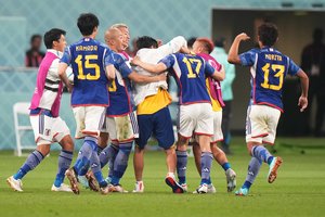 Sensacingieji japonai – pelnė du įvarčius per 3 minutes, palaužė Ispaniją ir išmetė iš čempionato Vokietiją