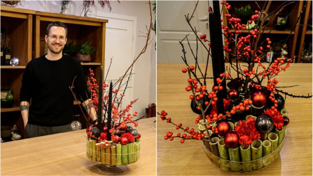 Idėjos namų jaukumui: floristas dalijasi patarimais, kaip susikurti originalią kalėdinę namų puošmeną