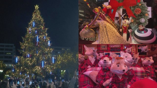 Vis daugiau miestų pasidabina kalėdinėmis dekoracijomis: pamatykite, kaip suspindo Niujorkas ir Atėnai