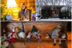 Tėvų pirtyje kaunietė įkurdino Kalėdų Senelio rezidenciją: negailėjo nei laiko, nei pinigų