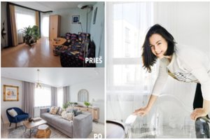 Vilnietė dizainerė mėgaujasi atradusi interjerų kūrybos nišą: nugyventus butus verčia nuostabiais namais