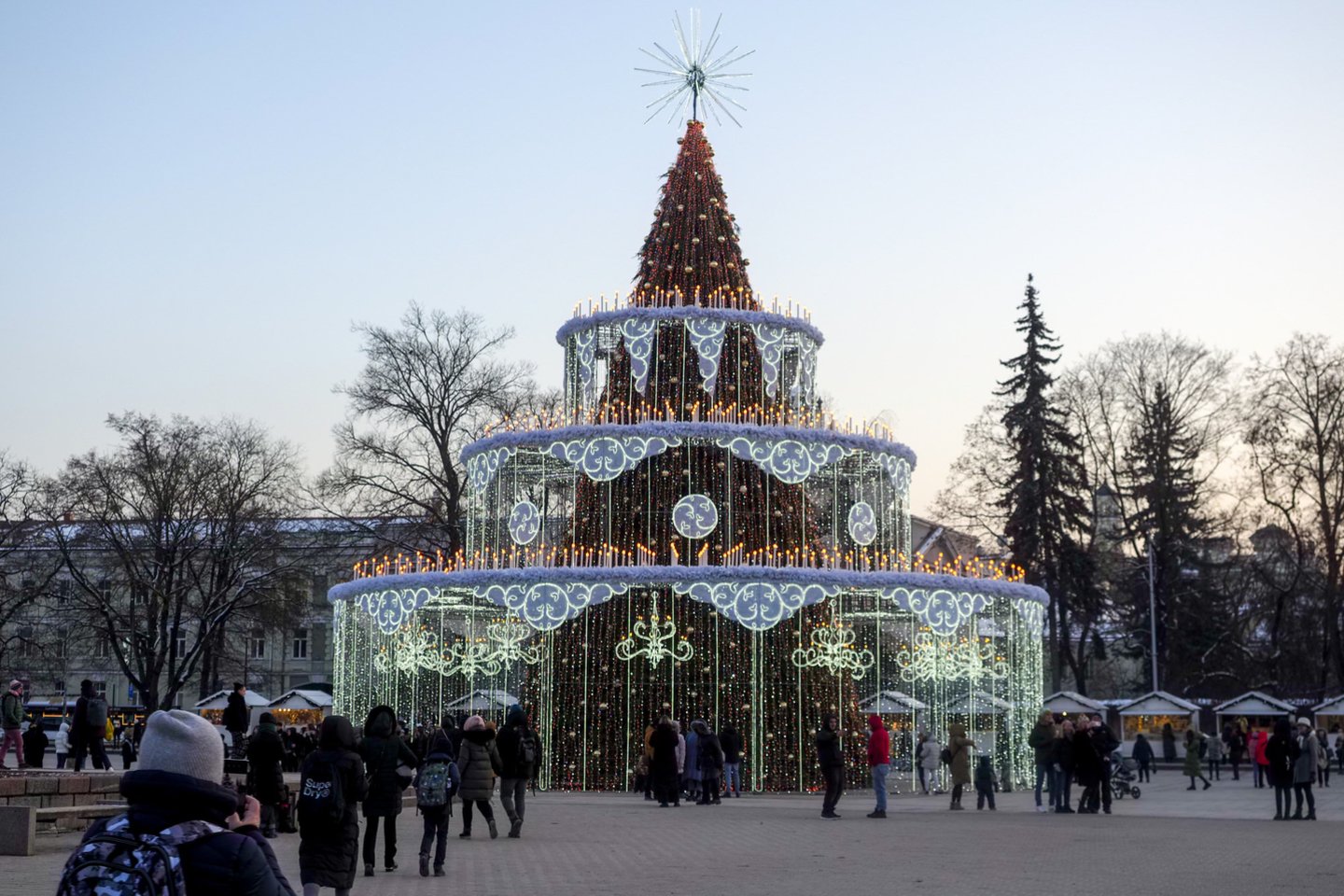 Kalėdinis Vilnius.<br> V.Ščiavinsko nuotr.