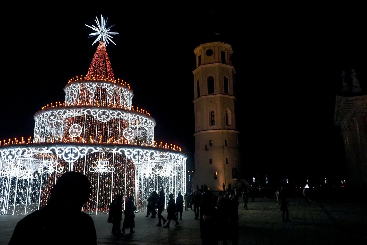 Kalėdinis Vilnius.<br> V.Ščiavinsko nuotr.