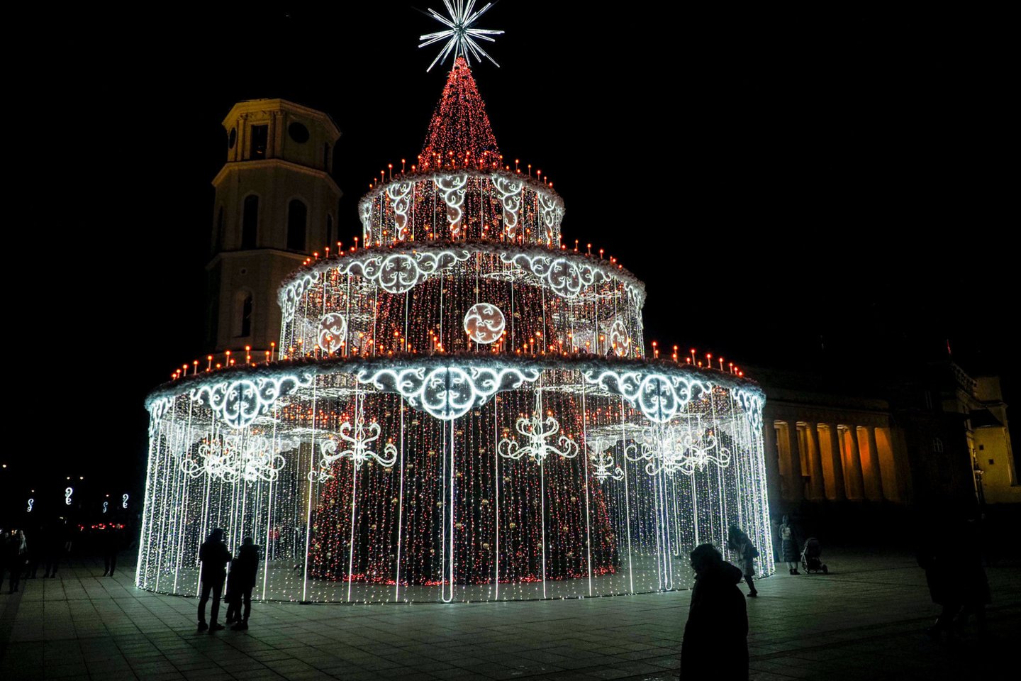 Kalėdinis Vilnius.<br> V.Ščiavinsko nuotr.