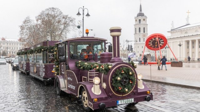 Išskirtinė pramoga Vilniuje: šventiniu laikotarpiu kursuojantis traukinukas užburs kalėdine nuotaika 
