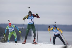 Tarp greičiausių buvęs Vytautas Strolia pasaulio biatlono taurės etapo sprinte – 22-as