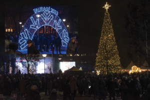 Kalėdų eglę įžiebusi Tauragė vilioja dar viena įspūdinga staigmena