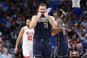 „Mavericks“ lyderiai L. Dončičius ir T. Hardaway‘us pelnė beveik pusę taškų, padėjusių įveikti „Knicks“