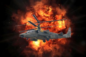 Įsimintini kadrai: užfiksavo, kaip ukrainiečiai numuša geriausią rusų atakos sraigtasparnį