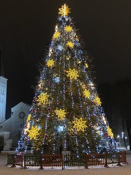  Rietavo Kalėdų eglės įžiebimo šventė.<br>Rietavo savivaldybės nuotr.