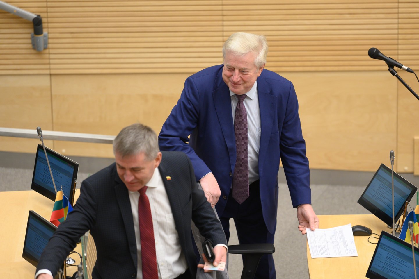 Į Seimą antradienį kreipėsi Vilniuje viešintis Ukrainos Aukščiausiosios Rados pirmininkas Ruslanas Stefančukas.<br>V.Skaraičio nuotr.