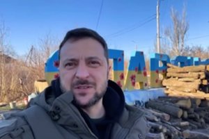 V. Zelenskis ir toliau pasauliui rodo tvirtą poziciją: šįkart atvyko į Slavianską