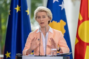 U. von der Leyen: Rusija ir Kinija bando daryti įtaką Vakarų Balkanams