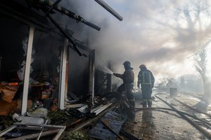 Rusai vėl smogė Irano dronais „Shahed“, Vokietija atsisakė ukrainiečiams perduoti „Patriot“ sistemas