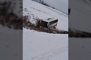 Prakalbo Telšių r. apsivertusiame autobuse važiavusi moteris: pribloškė ir keleivių, ir tarnybų elgesys