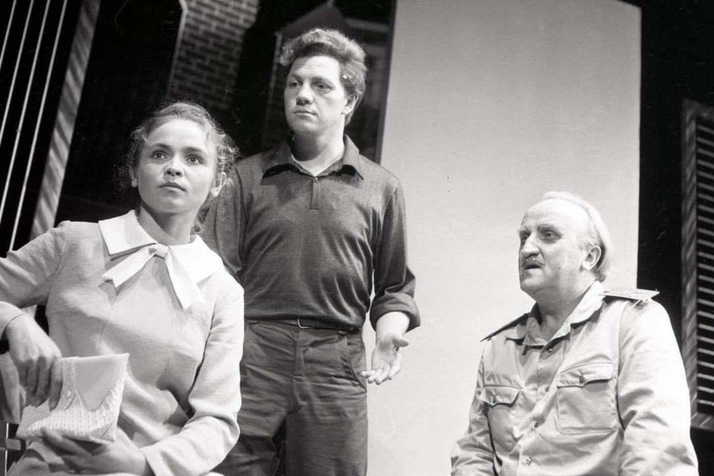 A.Šimanskis (viduryje) uostamiesčio scenoje debiutavo 1963 metais. <br>B.Aleknavičiaus nuotr. 
