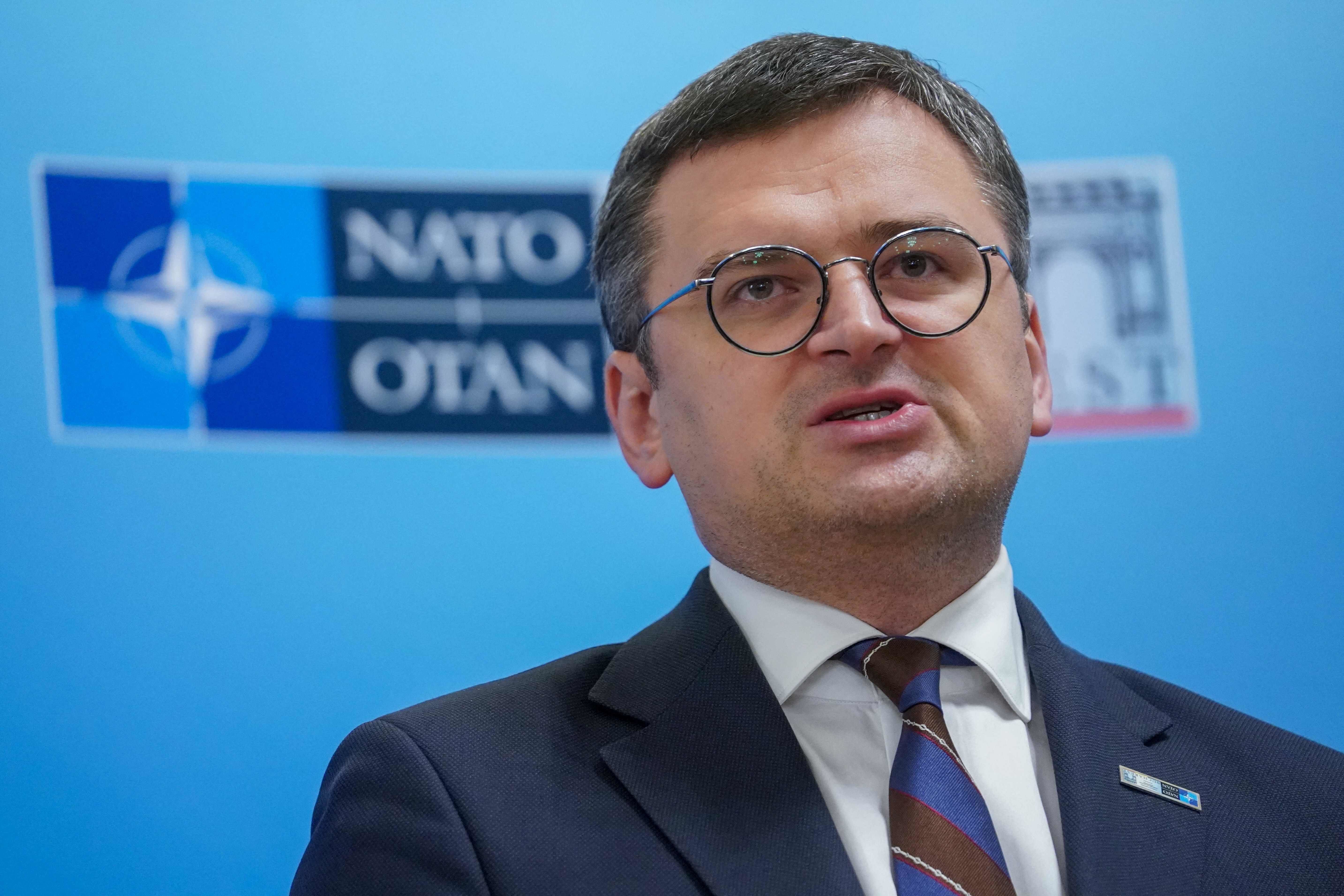 Dmytro Kuleba – Ukrainos politikas, diplomatas, nuo 2020 m. Ukrainos užsienio reikalų ministras.AFP/Scanpix nuotr.