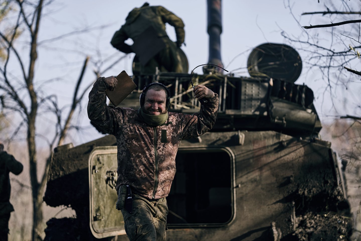 Karas Ukrainoje. Ukrainos karys.<br>AP / Scanpix nuotr.