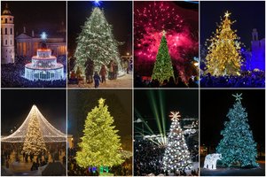 Pamatykite: visos Lietuvos miestų Kalėdų eglės vienoje vietoje