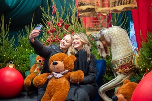 Kaune praeivius jau džiugina kalėdinis traukinys – ši vieta kaipmat tapo fotosesijų tašku